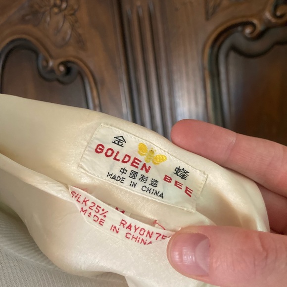 1920s vintage embroidered kimono style robe - Picture 3 of 16